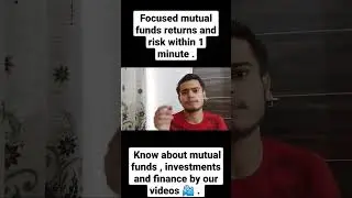 What are focused mutual funds , focused mutual funds kya hai ? #investing .