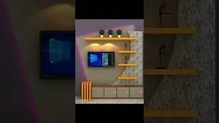 TV Wall by Cement work new design mistri work#design #youtubeshorts