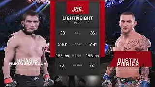 Khabib nurmagomedov vs Dustin Poirier 