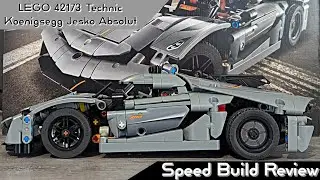 LEGO 42173 Technic Koenigsegg Jesko Absolut - LEGO Speed Build Review