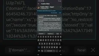 Как войти в аккаунт Facebook на Android с помощью Cookie Editor + Firefox