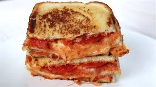 Grilled Cheese Pizza Sandwich