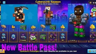New Cyberpunk Battle Pass Is Here | Pixel Gun 3D