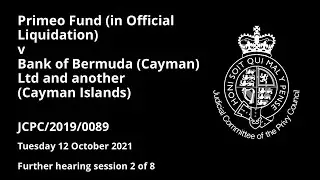 Primeo Fund (in Official Liquidation) v Bank of Bermuda (Cayman) Ltd and another (Cayman Islands)