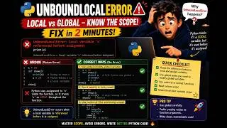 Python UnboundLocalError Solution | Fix 