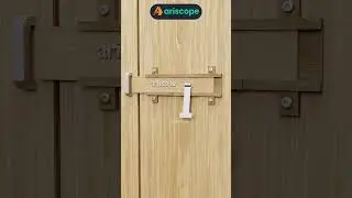 Unique Revolving Door with Metal Handles #ariscope
