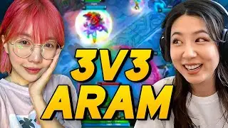 Fuslie, Yvonnie, Kkatamina 3V3 ARAM League Of Legends...