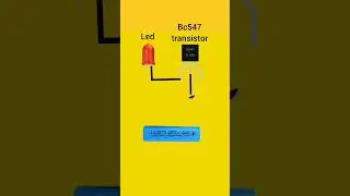 bc547 transistor touch sensor #shortvideo #sensor #bc547transistor