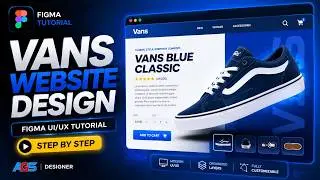 👟 Shoes Website Design in Figma | Modern Footwear E-Commerce UI/UX Tutorial