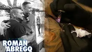 Roman Abrego Tattooing at the London Tattoo Convention