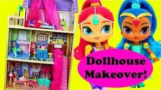 Shimmer & Shine DOLLHOUSE Makeover Nickelodeon Dolls Bath & Bedroom Dress Up Kayla KidKraft House