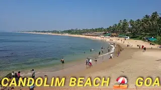 Candolim ⛱️ Beach,  Goa ! Goa ka Candolim Beach. #youtube #travel #nature #goa 