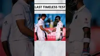 The LONGEST CRICKET Match in History | Timeless Test #shorts