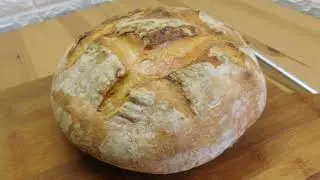 Домашний хлеб с хрустящей корочкой, самый простой рецепт хлеба