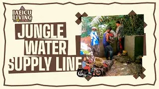 Jungle Water Supply Line - Farming in the Philippines