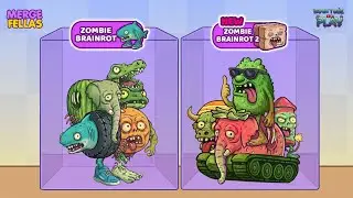 Merge fellas: 🔥New Update ZOMBIE BRAINROT vs ZOMBIE BRAINROT 2 - MAX LEVEL BOSS 🚀 
