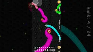 Wormszone game cacing 🐍  Superhero Spiderman 🐍 #gameplay #wormszoneio #snakegame #shorts #1242