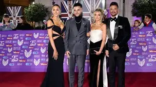 Dapper Peter Andre twins with his stylish family on the red carpet