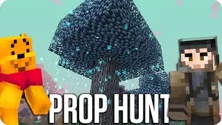 ¡QUIERO SER UN ARBOL! PROP HUNT | Minecraft Con Luh