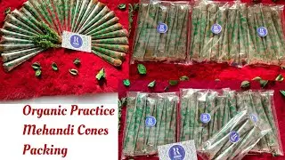 Learn How I Pack My Mehandi Cones | Organic Henna Cones | Henna Recipe | Rosemin Mehandi