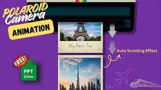 Эффект анимации камеры Polaroid в PowerPoint