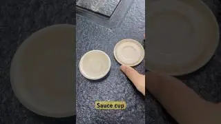 Biodegradable Sugarcane Fiber Bagasse Paper Cup 2oz 4oz Disposable Small Sauce Dip Cups With Lids