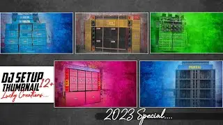Dj Shashi Setup Background Part - 3/Picsart Dj Setup Thumbnail/PixelLab Thumbnail Editing Background