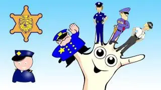 Animated Surprise Eggs TV! POLICE Finger Family Daddy Finger Family Song Surprise Eggs Nursery Rhyme