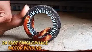 24 SLOT 3 SPEED COOLER MOTOR WINDING DATA | SINGLE PHASE MOTOR WINDING DATA 2025 NEW TRECK NEW VIDEO
