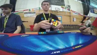 3x3 one-handed former world record average: 10.70 seconds