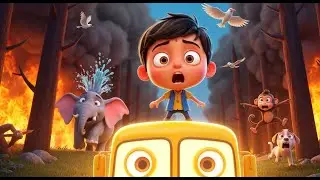चिंटू ने जंगल बचाया 🌳🚌 | जादुई बोलती बस की कहानी | बच्चों की कहानी | Kids Story Hindi | Episode 8