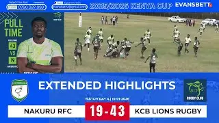 Nakuru vs KCB 🔥 Extended Highlights | Kenya Cup Matchday 4 (10th January 2026)