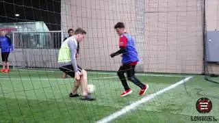 Kevin Egan gets nutmegged... again.