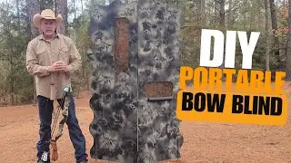Easy to Make Affordable Portable Bow bow Blind