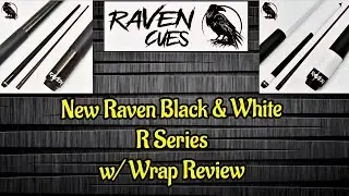 Raven Cues Black & White Wrapped Carbon Fiber R Series Full Review!! 😊 @raven_cues 