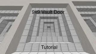 [Tutorial] MCPE 9x9 Synchronised Double Vault Door