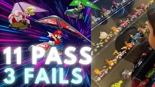 Hot Wheels Mario Kart Hill Climb Challenge 🚗💨 | 11 Pass, 3 Fail!