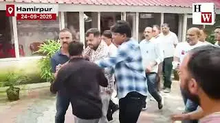 Congress Workers Clash at a Meeting in CM&rsquo;s Home District