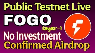 Fogo Chain Airdrop | Solana Wallet Airdrop | Free To Join | Incentivized Testnet | Confirmed Reward