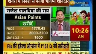 Rajesh Palviya - Zee Business, First Trade show, 14th November 2019