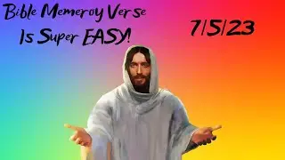 Today's Daily BIBLE MEMORY VERSE EASY!