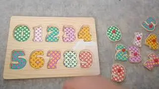Build a number peg puzzle counting 0-9