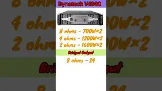 Dynatech V4000 //#amplifier #dj #sound #dynatech @thetechaudio