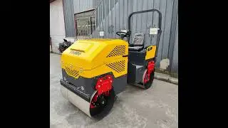 1.5-ton mini road roller, vibrating compactor #road roller #China mini road roller#compacting roller