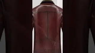 Men's Genuine Leather Jacket Real Cow Leather Plus Size Cowhide Jackets for Men Natural LambFur Coat