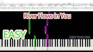 River Flows in You EASY | Sheet Free