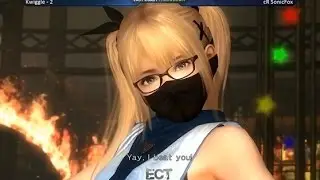 DOA5LR ECT 2015 TOP 8 - Kwiggle (Rachel) vs cR Sonic Fox (Marie Rose) Part 2.