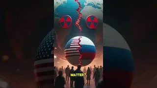 America vs Russia Nuclear War Simulation! 💥😱 Who Would Survive? #Shorts #War #Nuclear #ww3