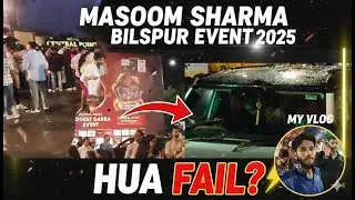 Masoom sharma live show in bilaspur 2025 | Pankhida bilaspur fails?