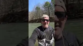 Trout fishing Elk River in West Virginia. #Trout #Blessed